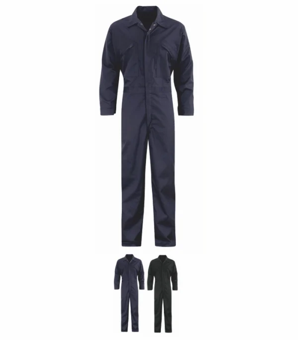 BLACK KNIGHT PC245BS ZIP FRONT COVERALL
